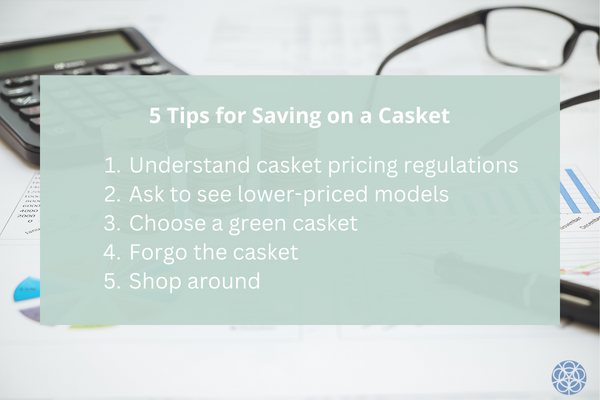 5 Tips for Saving on a Casket